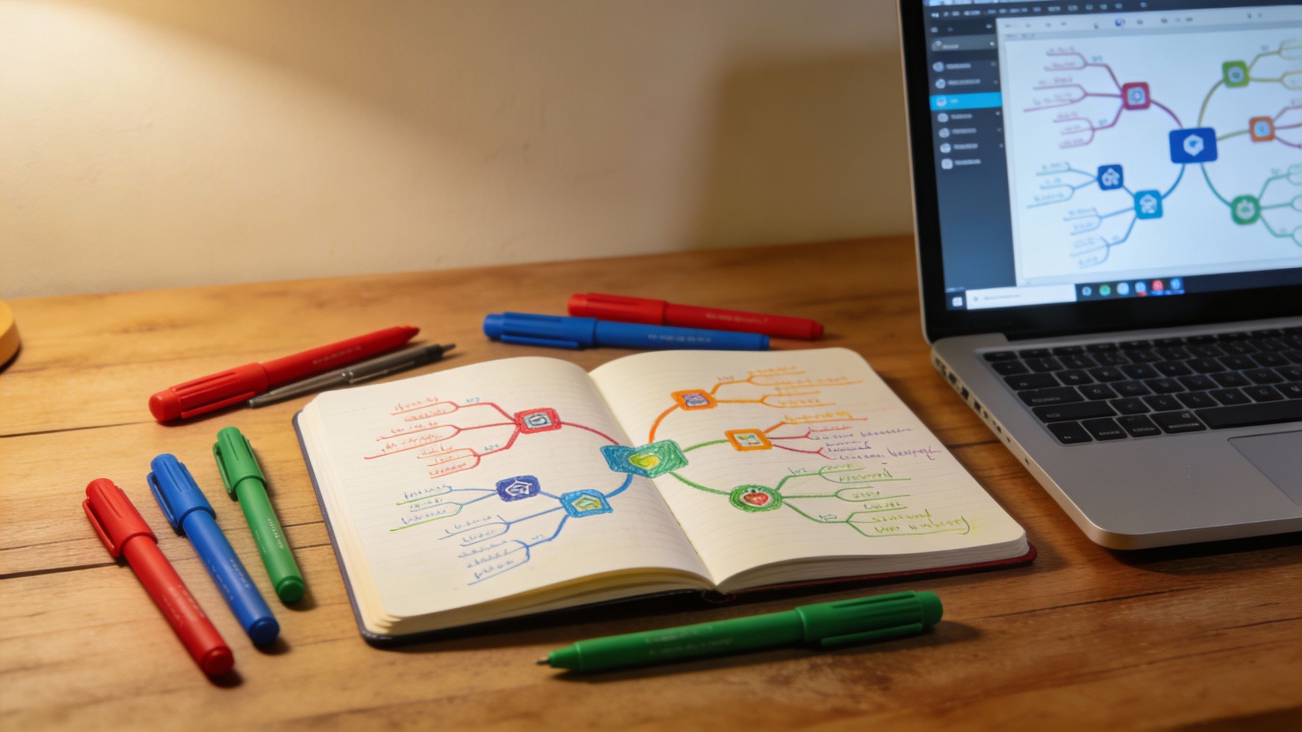 Créer sa carte mentale pas à pas