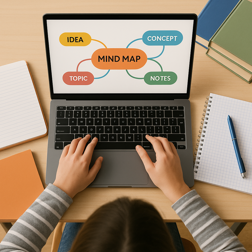 Carte mentale Canva : créer une fiche visuelle pour mieux réviser