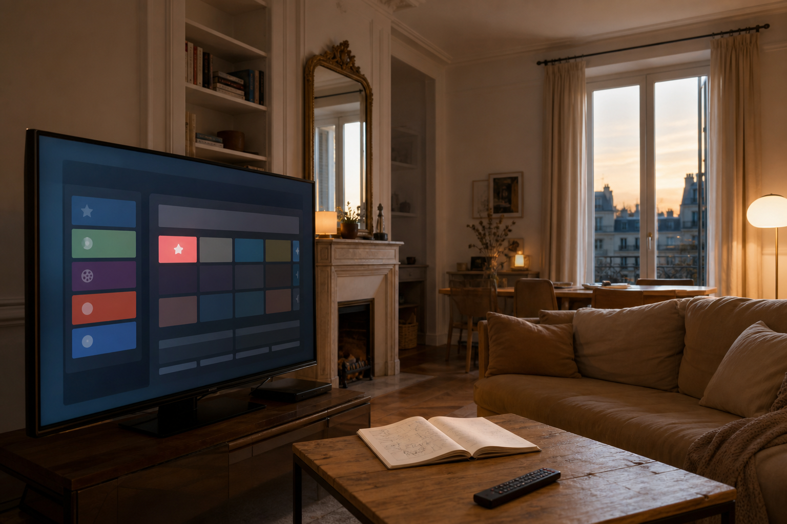 Les chaînes TV se repèrent facilement selon votre accès