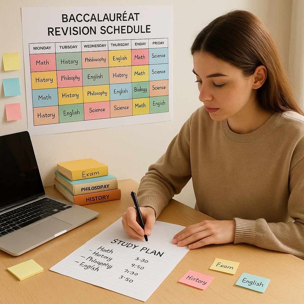 Comment faire un planning de révisions du bac efficacement