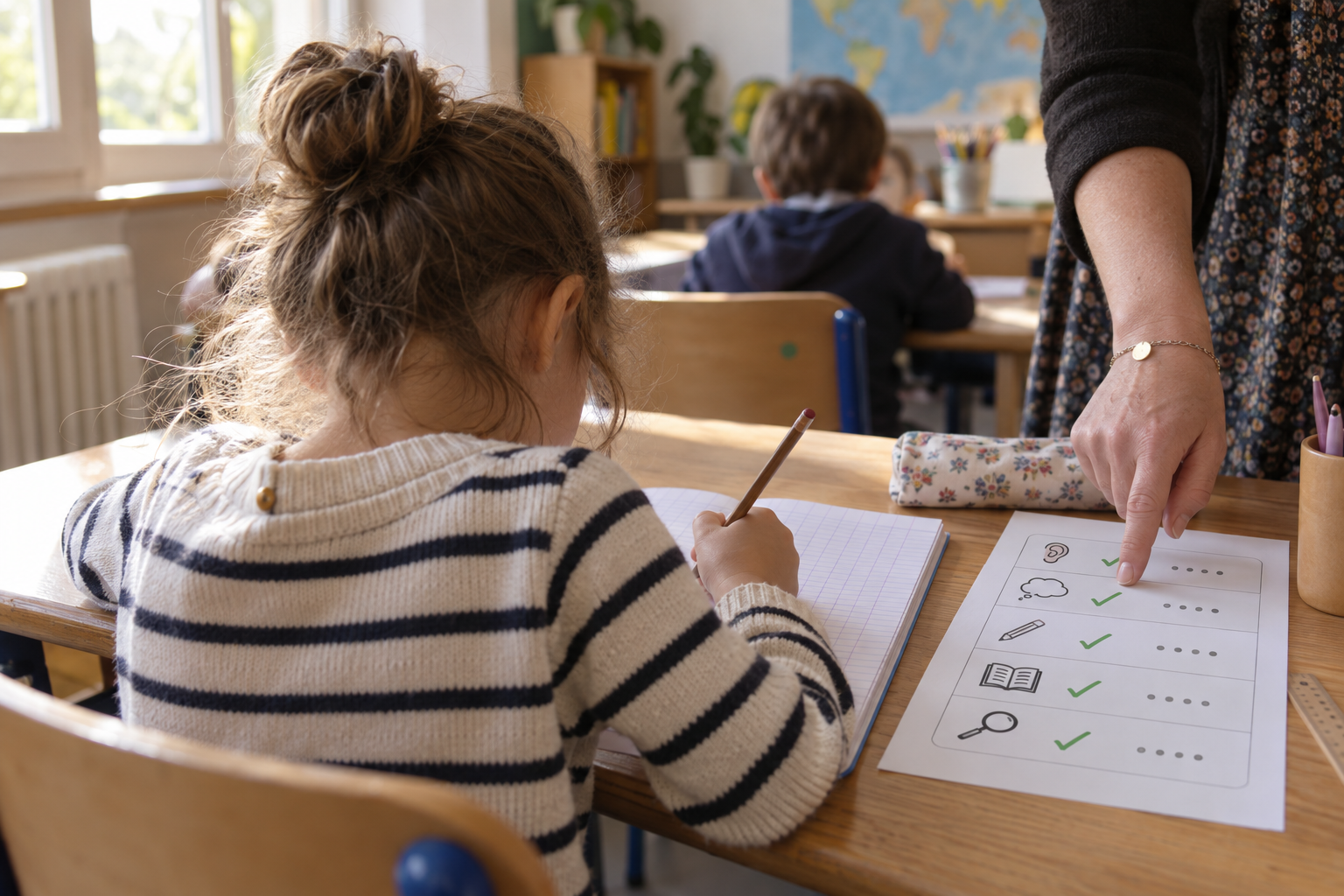 La dictée CM1 devient un entraînement qui fait progresser