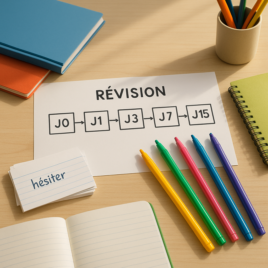 Méthode des J : révisions efficaces sans tout revoir la veille